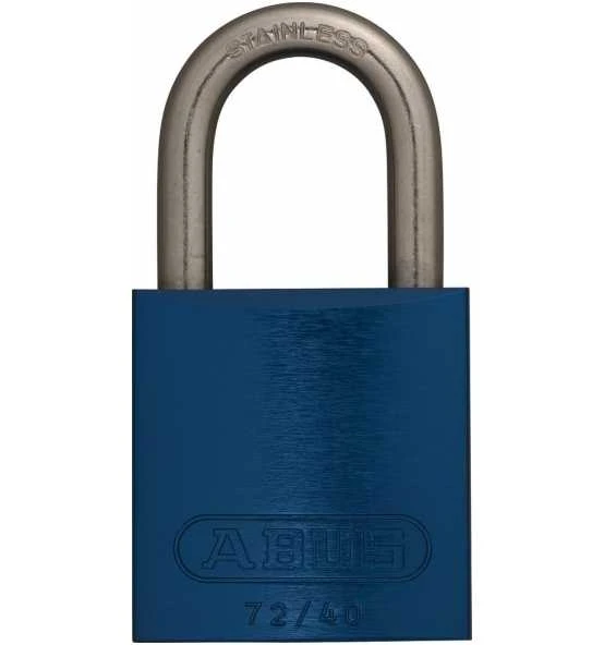 ABUS Vorhangschloss Aluminium 72IB/40 Blau Gl. 3 ABUS Vorhangschloss Aluminium 72IB/40 Blau Gl.