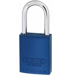 ABUS Vorhangschloss Service 83AL/40 Blau Ohne Zylinder -Abus Lock Geschaft blau 1585429 czm 1