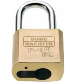 Burg Wächter Burg-Wächter AV-Zylindervorhangschloss, Profi PC 116 PC 50, Messing Massiv