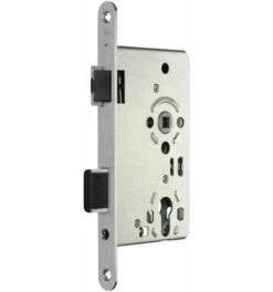 SSF Einsteckschloss Für Objekttür, Stulpbreite 20 Mm, Dornmaß 55 Mm, DIN Links, PZ