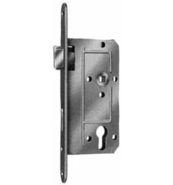 KFV Einsteckschloss, 18mm, Zimmertür, DIN Links, Kantig