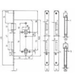 Bever Einsteckschloss 2420 P, 20mm, 235mm, 55mm, Zimmertür, DIN Rechts, Gefälzt, Silberfarbig 5 Bever Einsteckschloss 2420 P, 20mm, 235mm, 55mm, Zimmertür, DIN Rechts, Gefälzt, Silberfarbig -Abus Lock Geschaft einsteckschloss fuer zimmertuer 117402 czm