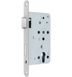 BKS Einsteckschloss, 20mm, 235mm, 55mm, Zimmertür, DIN Rechts, Edelstahl Matt
