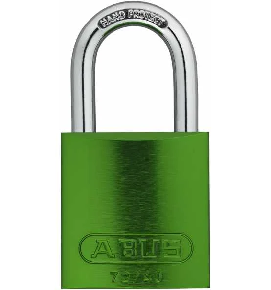 ABUS Vorhangschloss Aluminium 72/40 Grün TT60113 3 ABUS Vorhangschloss Aluminium 72/40 Grün TT60113