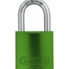ABUS Vorhangschloss Aluminium 72/40 Grün Gl. 1 ABUS Vorhangschloss Aluminium 72/40 Grün Gl. -Abus Lock Geschaft gruen 1585183 czm