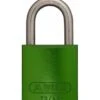 ABUS Vorhangschloss Aluminium 72IB/40 Grün Gl.