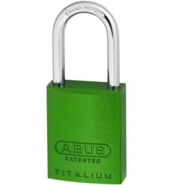 ABUS Vorhangschloss Service 83AL/40 Grün Vs. -Abus Lock Geschaft gruen 1585426 czm
