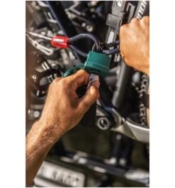 ABUS Vorhangschloss Aluminium 70AL/45 Grün Vs. -Abus Lock Geschaft gruen 1586078 czm