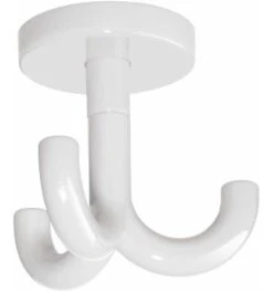 HEWI Dreifachhaken 477.90.050 Dreifach A.50mm PA Reinweiß 99 H.70mm D.50mm