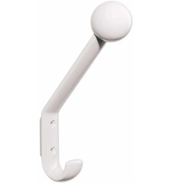 HEWI Garderobenhaken 477.90.080 Einfach A.116mm PA 99 Reinweiß H.172mm 3 HEWI Garderobenhaken 477.90.080 Einfach A.116mm PA 99 Reinweiß H.172mm