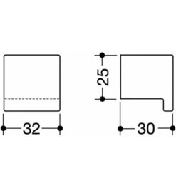 HEWI Möbelknopf 547.32B4 Ku.92 Grau Matt -Abus Lock Geschaft knopf 1534811 czm 2