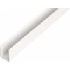 GAH Alberts Kunststoff-U-Profil 2000/12x10mm Weiß