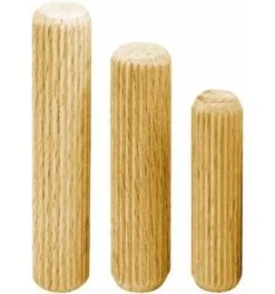 Facett Langholzdübel, Buche Geriffelt, 12 X 60 Mm