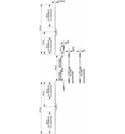 Anschlußstulp Multisafe MA F-St.20mm L.1177mm FUHR -Abus Lock Geschaft mehrfachverriegelung 1535062 czm