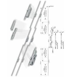 Renovierungsschloss Multisafe PZW 24/65/92/10mm U-St.silber 648mm R FUHR 7 Renovierungsschloss Multisafe PZW 24/65/92/10mm U-St.silber 648mm R FUHR -Abus Lock Geschaft mehrfachverriegelung 1535063 czm