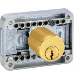 JuNie Riegelschlösser 2828 Mess.pol.verschiedenschl.Dorn 15-40 Mm