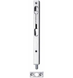 DENI Rohrkantriegel, 17x200x15mm Mit Hebel, Stahl Silber