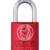 ABUS Vorhangschloss Aluminium 72/40 Rot Love Lock 5 Lock-Tag -Abus Lock Geschaft rot 1584558 czm