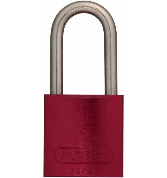 ABUS Vorhangschloss Aluminium 72IB/40HB40 Rot Vs. 3 ABUS Vorhangschloss Aluminium 72IB/40HB40 Rot Vs.