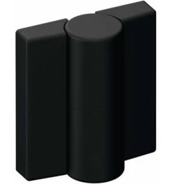 HEWI Scharnier DIN Re.H.52mm B.47mm PA M.Metalleinleger Tiefschwarz,ma