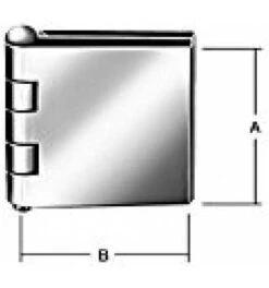 Vormann Wagentürscharnier 50 X 60 Ungeb. Eisen -Abus Lock Geschaft scharnier 337074 czm