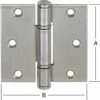 Vormann Türscharnier Edelstahl (V2A), 90 X 85, Gerollt, Edelstahlstift -Abus Lock Geschaft scharnier 562021 czm