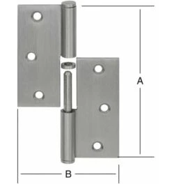 Vormann Türscharnier 90 X 90 Mm Rts. RF