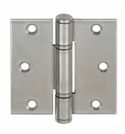 Vormann Türscharnier Edelstahl (V2A), 90 X 85, Gerollt, Edelstahlstift -Abus Lock Geschaft scharnier 999577 czm
