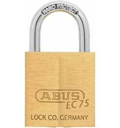 ABUS Vorhangschloss Messing 75/30 Gl.-7342
