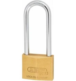 ABUS Vorhangschloss Messing 75/50HB80 Vs. -Abus Lock Geschaft schloss 75 1584945 czm