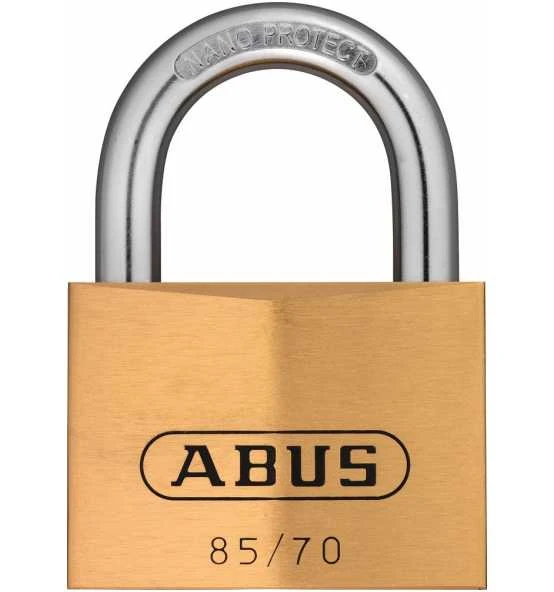 ABUS Vorhangschloss Messing 85/70 HS-Anlage 3 ABUS Vorhangschloss Messing 85/70 HS-Anlage