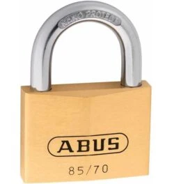 ABUS Vorhangschloss Messing 85/70 Gl.-0121 -Abus Lock Geschaft schloss 85 1584544 czm