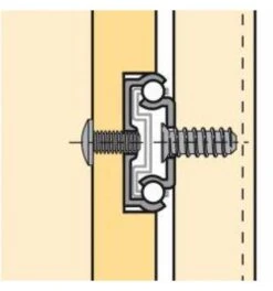 Hettich MB-Kugelauszug,Holzschubkasten,KA 270, 550 Mm, 12 Kg -Abus Lock Geschaft schubkastenauszug 116775 czm