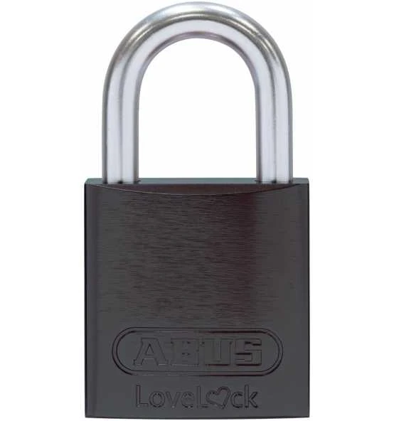 ABUS Vorhangschloss Aluminium 72LL/40 Schwarz Vs. Lock-Tag 3 ABUS Vorhangschloss Aluminium 72LL/40 Schwarz Vs. Lock-Tag