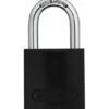 ABUS Vorhangschloss Aluminium 72/40 Schwarz Code Gl. Lt. Muster -Abus Lock Geschaft schwarz 1585191 czm
