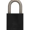 ABUS Vorhangschloss Aluminium 72IB/40 Schwarz Vs. -Abus Lock Geschaft schwarz 1585218 czm