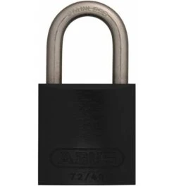 ABUS Vorhangschloss Aluminium 72IB/40 Schwarz Vs.