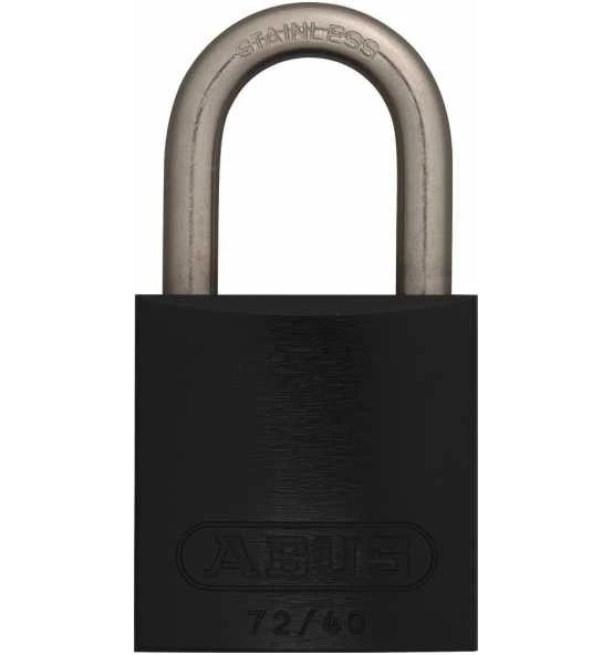 ABUS Vorhangschloss Aluminium 72IB/40 Schwarz Vs. 3 ABUS Vorhangschloss Aluminium 72IB/40 Schwarz Vs.
