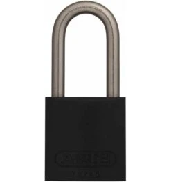 ABUS Vorhangschloss Aluminium 72IB/40HB40 Schwarz Vs.