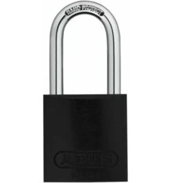 ABUS Vorhangschloss Aluminium 72/40HB40 Schwarz Vs.