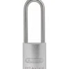 ABUS Vorhangschloss TITALIUM 86TIIB/45HB80 Ohne Zylinder -Abus Lock Geschaft silber 1584386 czm