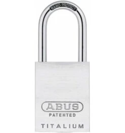 ABUS Vorhangschloss Service 83ALIB/40HB75 Silber EC660 Code Gl. Lt. Muster
