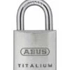 ABUS Vorhangschloss TITALIUM 64TI/20 Twins B/SB -Abus Lock Geschaft silber 1585443 czm