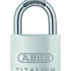 ABUS Vorhangschloss TITALIUM 54TI/40 Triples B/DFNLI -Abus Lock Geschaft silber 1585456 czm