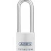 ABUS Vorhangschloss TITALIUM 80TI/40HB63 Gl.-8012 1 ABUS Vorhangschloss TITALIUM 80TI/40HB63 Gl.-8012 -Abus Lock Geschaft silber 1585461 czm 1