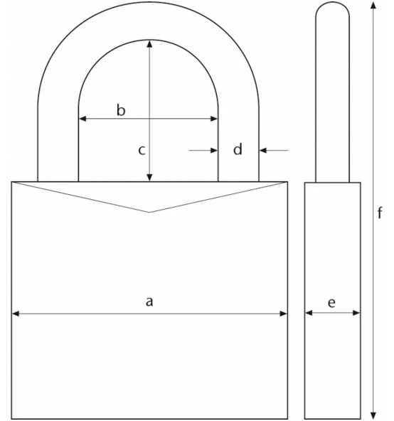 ABUS Vorhangschloss TITALIUM 54TI/40 Triples B/DFNLI 4 ABUS Vorhangschloss TITALIUM 54TI/40 Triples B/DFNLI – Bild 2