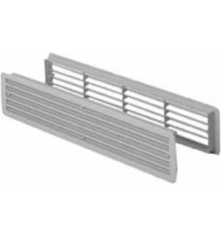 HOJU Exklusiv-Lüftung 440 X 77 Mm Weißaluminium