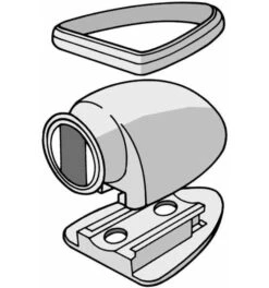 Türfeststeller 11 60 51 Braun C22-2W