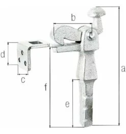 GAH Alberts Torfeststeller Grauguss Verz.6,5mm