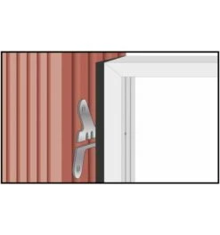 CELO Fenstersicherungslasche ProtectFIX 117, Metall -Abus Lock Geschaft tuer fenstersicherung 906842 czm